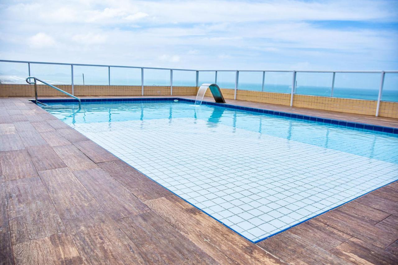 Apto C Wi-Fi A Beira-Mar Na Praia Jardim Real Sp Appartement Praia Grande  Buitenkant foto