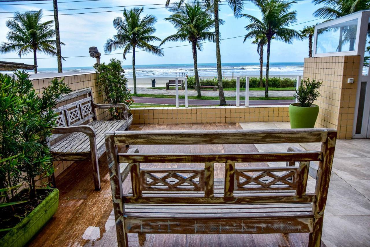 Apto C Wi-Fi A Beira-Mar Na Praia Jardim Real Sp Appartement Praia Grande  Buitenkant foto