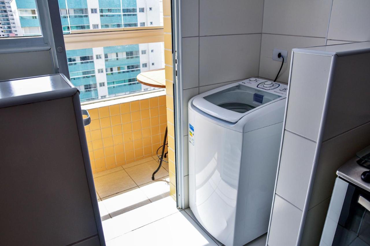 Apto C Wi-Fi A Beira-Mar Na Praia Jardim Real Sp Appartement Praia Grande  Buitenkant foto