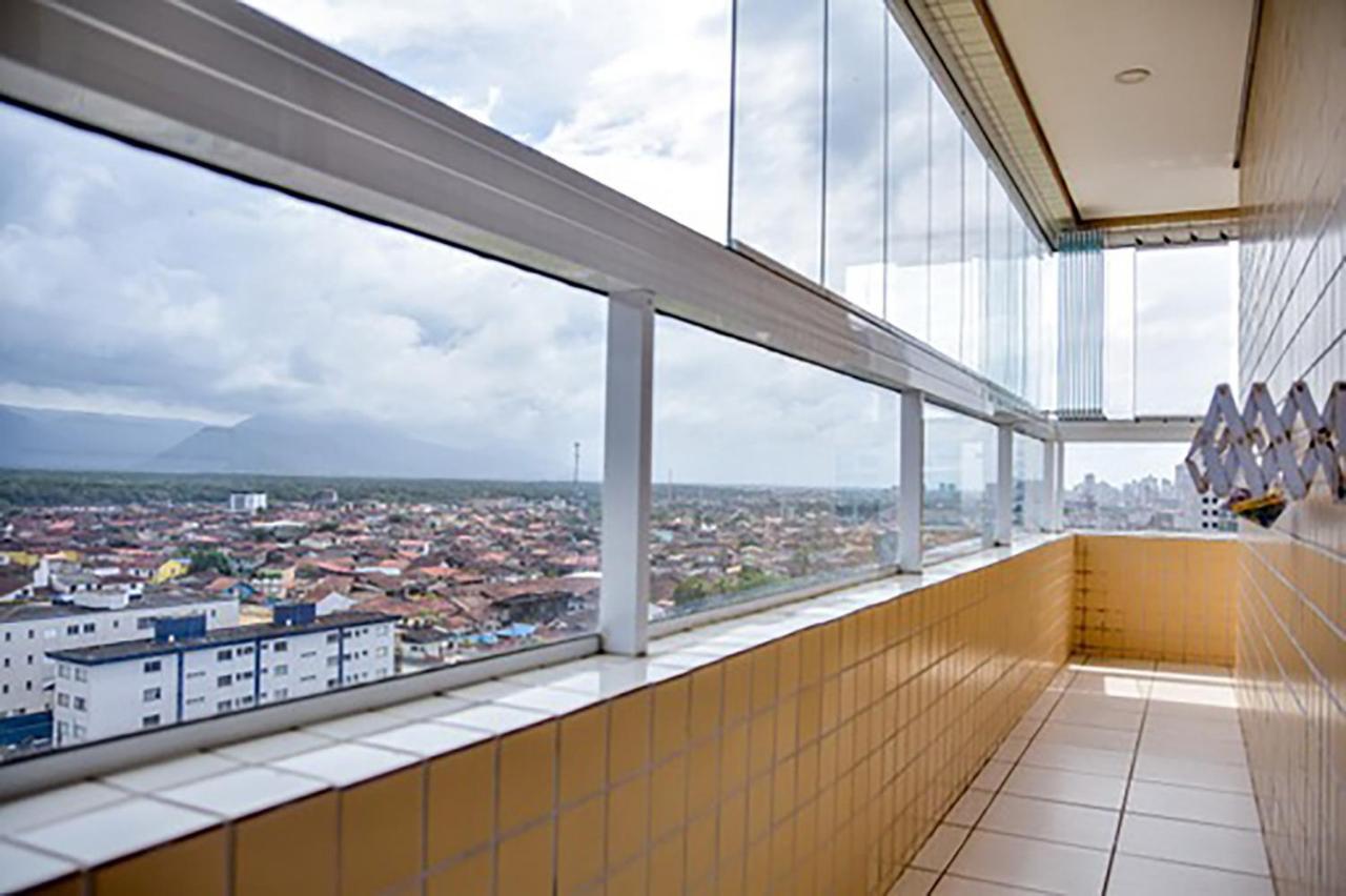 Apto C Wi-Fi A Beira-Mar Na Praia Jardim Real Sp Appartement Praia Grande  Buitenkant foto