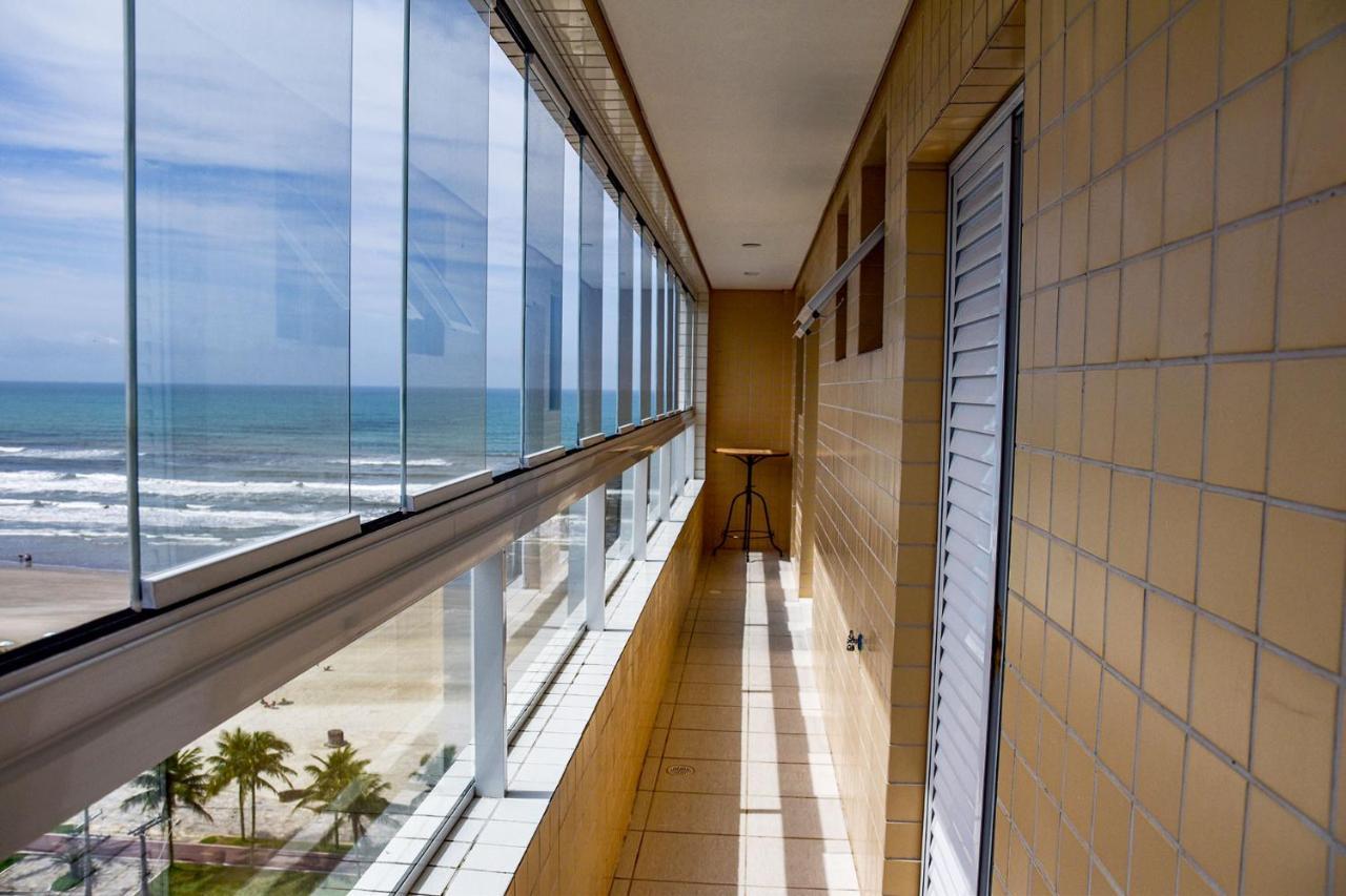 Apto C Wi-Fi A Beira-Mar Na Praia Jardim Real Sp Appartement Praia Grande  Buitenkant foto