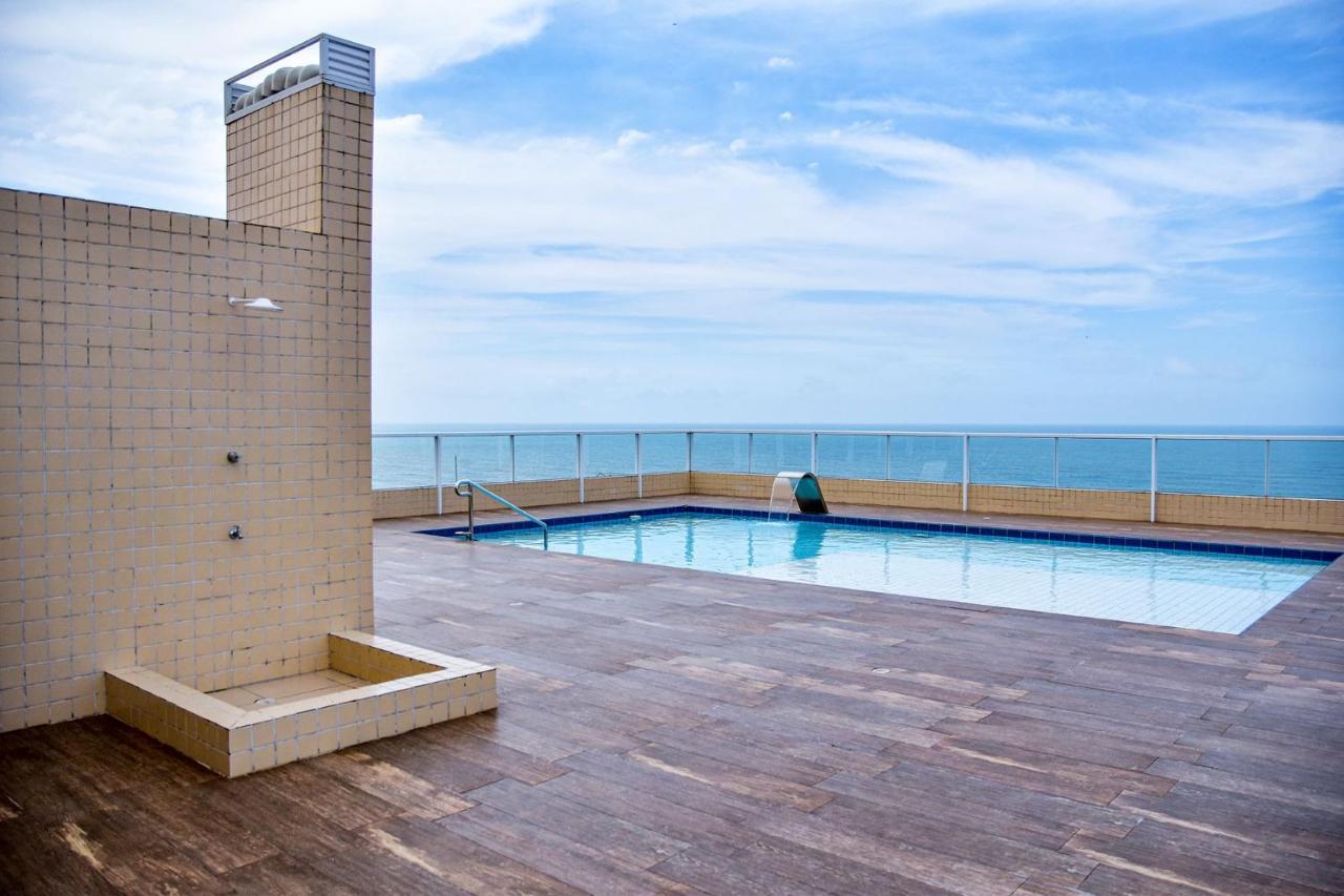 Apto C Wi-Fi A Beira-Mar Na Praia Jardim Real Sp Appartement Praia Grande  Buitenkant foto