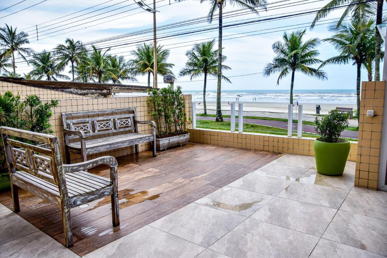 Apto C Wi-Fi A Beira-Mar Na Praia Jardim Real Sp Appartement Praia Grande  Buitenkant foto
